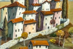 'Tuscan Hilltop Town' by Jean Millington